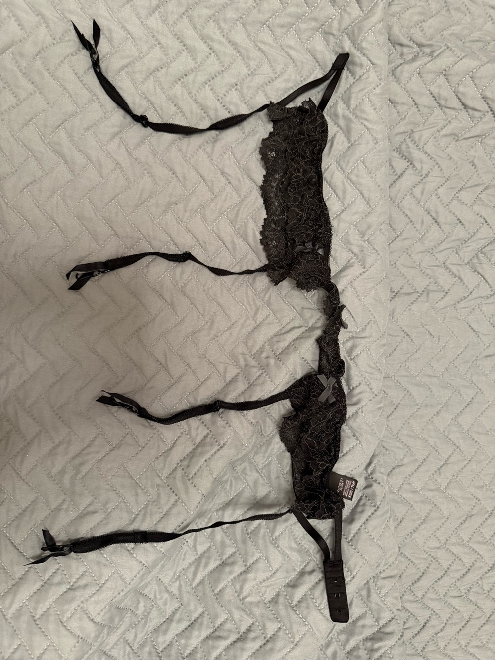 Victoria’s Secret - Black Lace Garter Belt - Worn Once